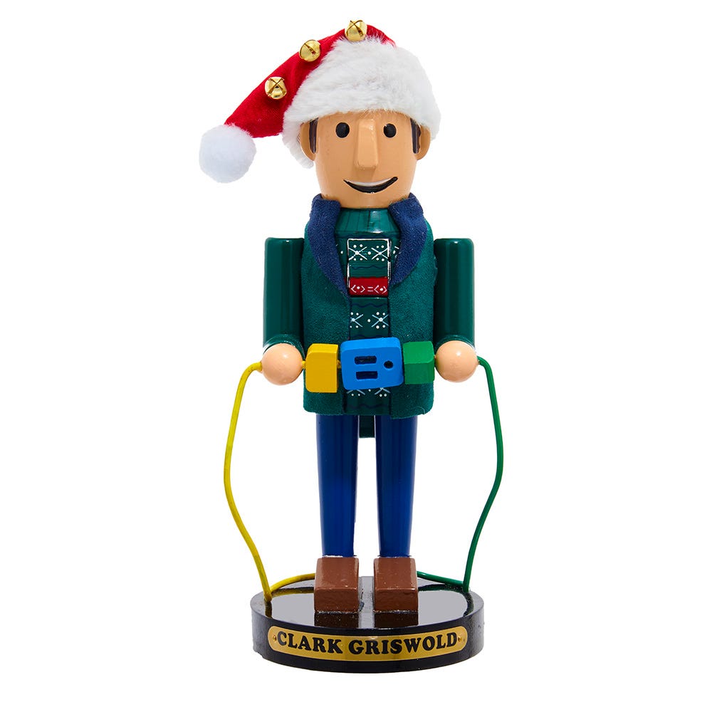 Kurt Adler 10 Inch National Lampoon-Foots Christmas Vacation Clark Griswold Nutcracker NL6251L